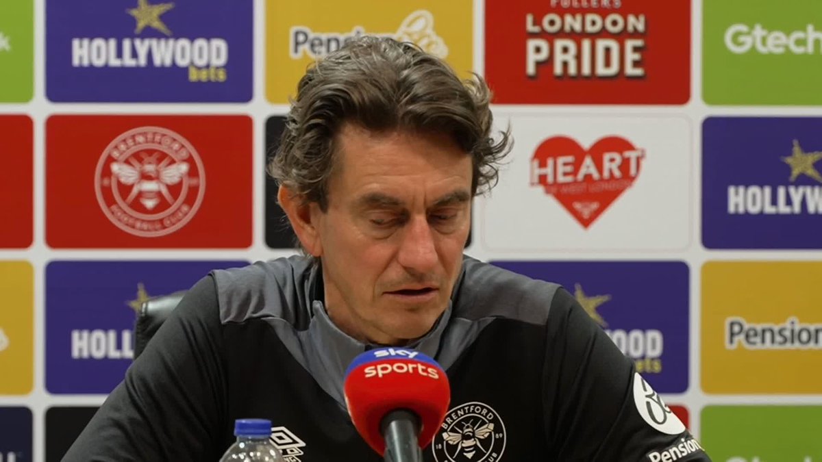 "We are a selling club, but they will need to pay a lot of money" 💰 Thomas Frank on the futures of Brentford forwards Bryan Mbeumo and Yoane Wissa 🗯️