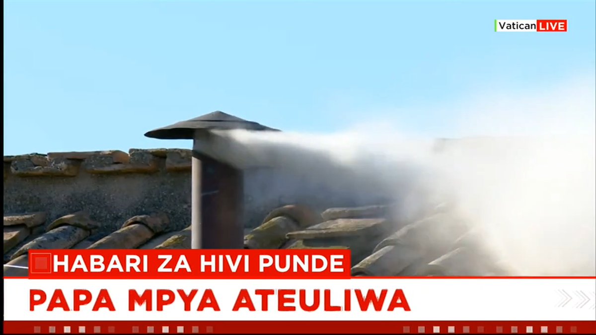 HABARI ZA HIVI PUNDE: Moshi mweupe waonekana Vatican Papa mpya achaguliwa #CitizenNipashe Nimrod Taabu