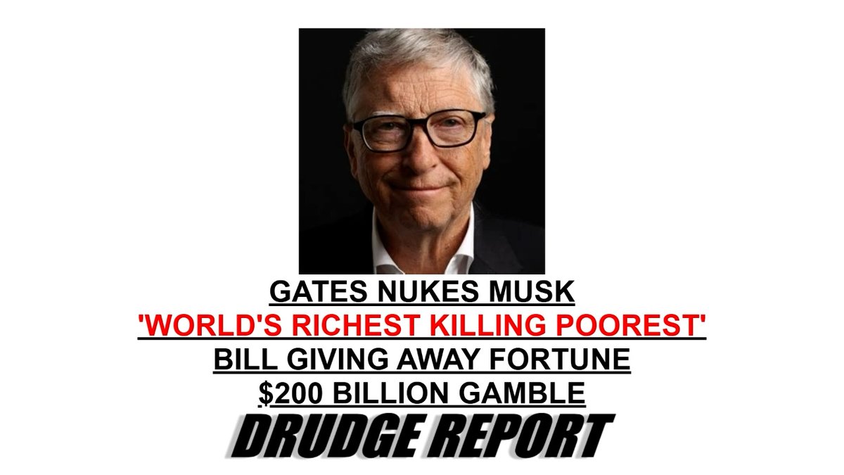 WATCH: Death Cult Leader Bill Gates Falsely Accuses Elon Musk Of Doing What He Is The Recognized World Champion Of— Killing Poor People Worldwide » LIVE X STREAM: