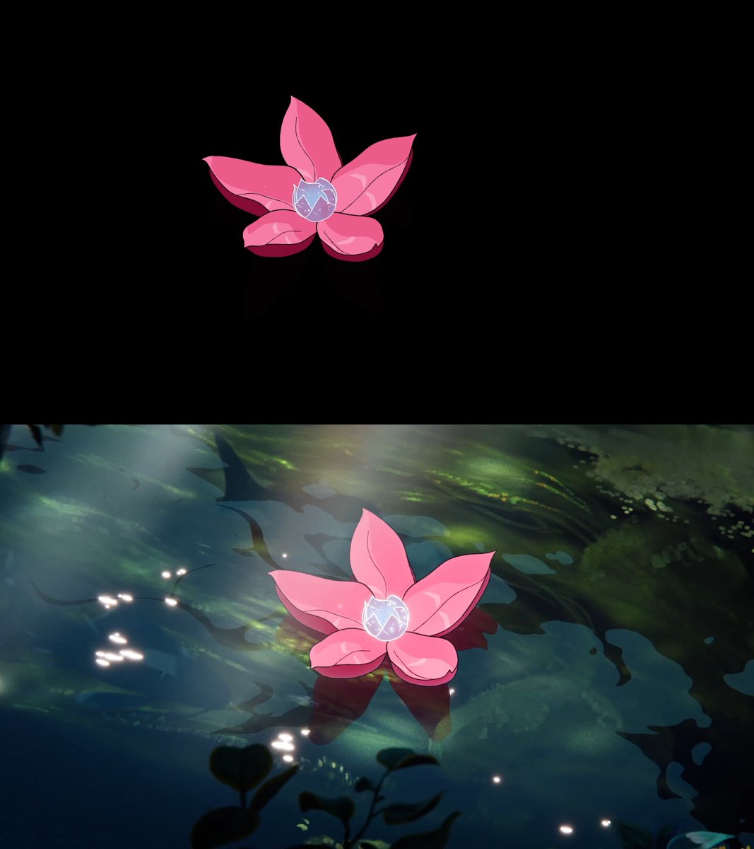 3D versus final version of our opening shot, following the blossom from the spirit realm that finds itself in Ionia, kicking off their Spirit Blossom Festival.