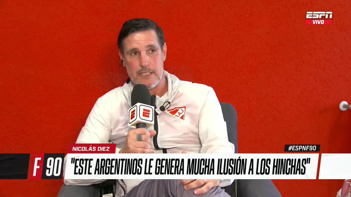 "HAY MUCHA ILUSIÓN", las palabras de Nico Diez sobre el presente de Argentinos Juniors.