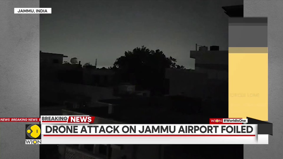 Indian Army intercepts Pakistan's drone attacks in Jaisalmer; complete blackout in parts of Rajasthan, Punjab Molly Gambhir brings you this report by Sidhant Sibal