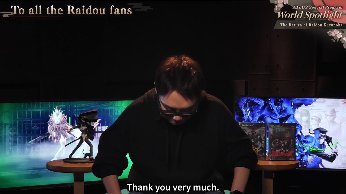 Thank you to all the fans: Raidou is finally back because of your unending support! ❤️