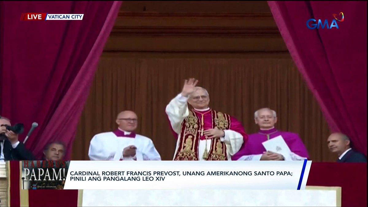HABEMUS PAPAM! Si Cardinal Robert Francis Prevost mula USA ang bagong-halal na Santo Papa matapos ang dalawang araw na Conclave. Pinili niya ang pangalan na Leo XIV.