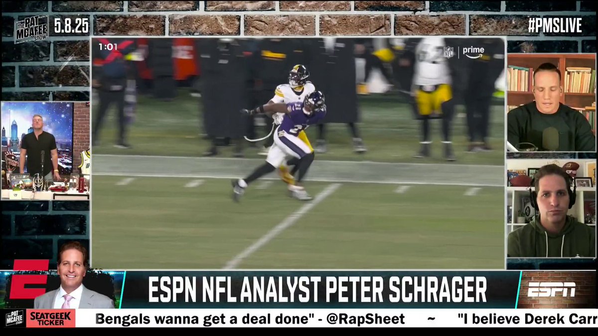 "The Dallas Cowboys are really happy to have George Pickens.. These trade talks were going on before the draft" Peter Schrager #PMSLive