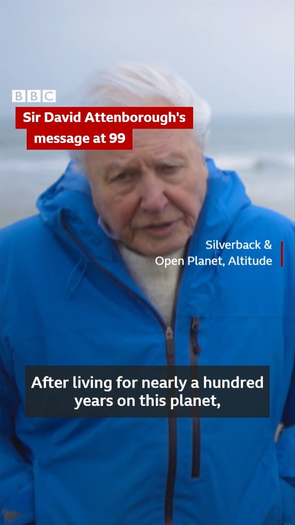 Happy Birthday to Sir David Attenborough who is 99 years old today. Sir David is launching what he says is one of the most important films of his career and says, "After almost 100 years on the planet, I now understand the most important place on Earth is not on land, but at sea." 🎧 For more stories that take you beneath the waves of our planet's oceans, listen here