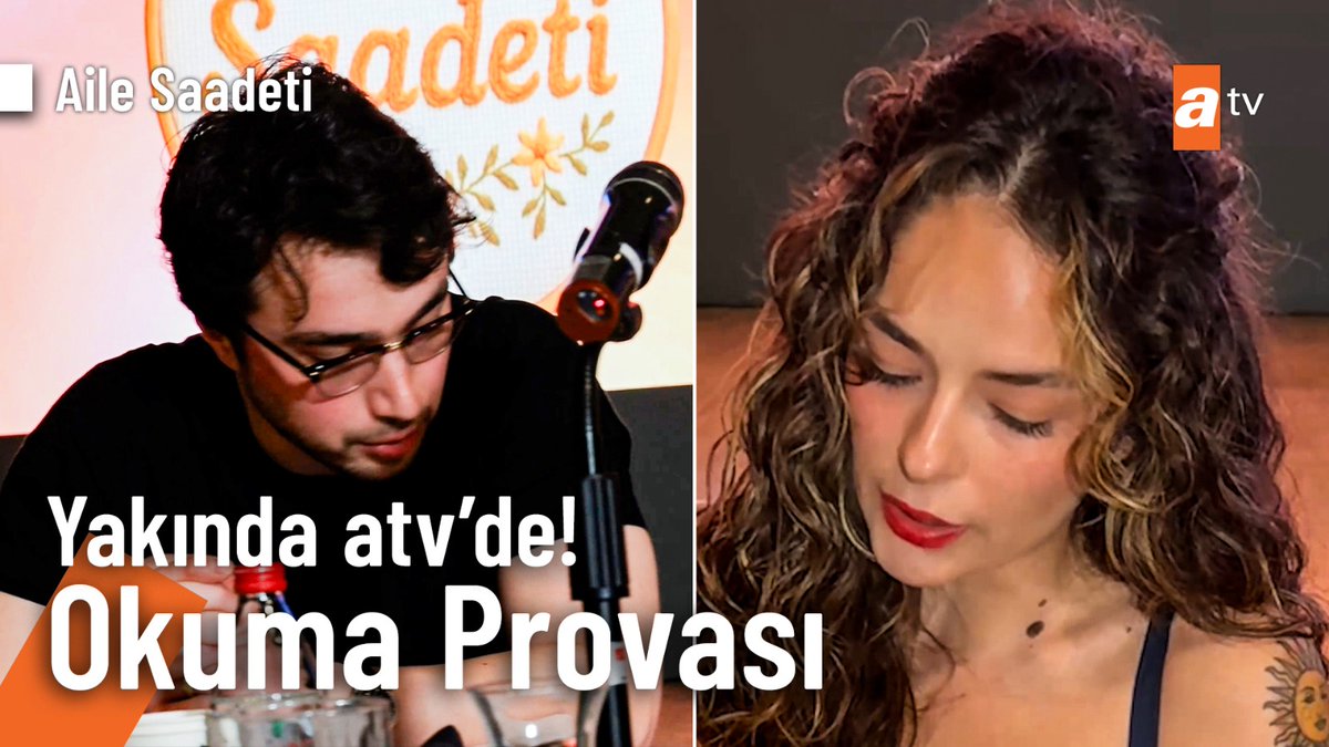 Yakında atv'de izleyiciyle buluşacak olan yeni dizi Aile Saadeti'nin okuma provası 📖 #AileSaadeti Aile Saadeti