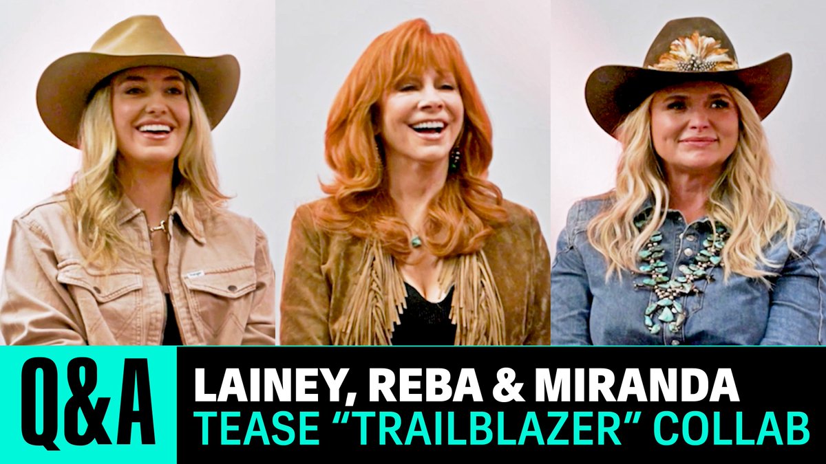 .Lainey Wilson, Reba McEntire and Miranda Lambert are talking to #BillboardNews all about their new collaboration, "Trailblazer." ๐ถ They explain the meaning behind the song and what it means to debut it on the #ACMawards stage in a Q&A with #BillboardNews.