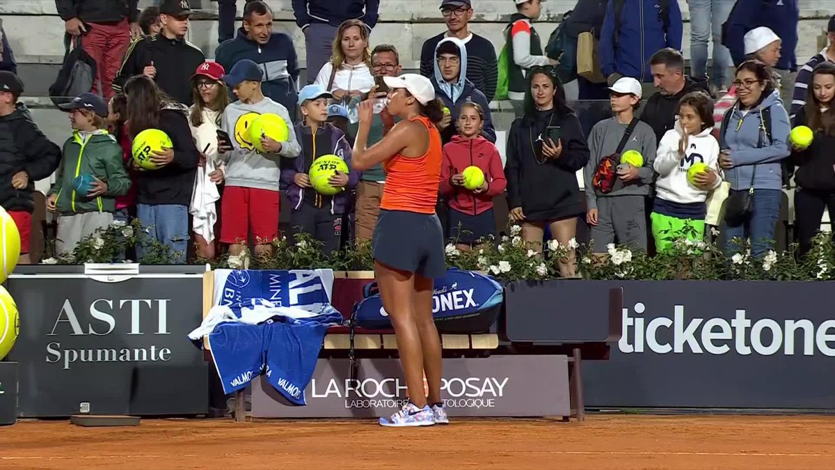 Conquered and served 💅 Madison Keys books her ticket into the next round after defeating Gracheva in straight sets 7-6(4), 6-1. #IBI25