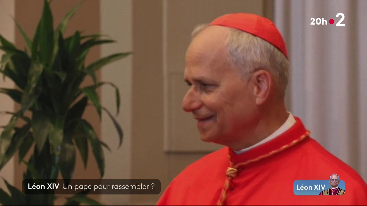 Discret et réservé, le cardinal américain Robert Francis Prevost, qui régnera sous le nom de Léon XIV, a la réputation d'être un modéré capable de concilier des points de vue divergents. ▶️ #JT20H