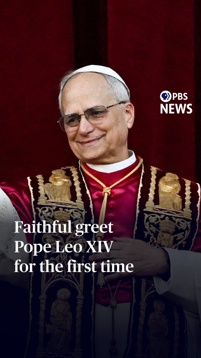 Newly elected Pope Leo XIV was greeted by cheers as he appeared on the balcony of St. Peter’s Basilica as the new leader of the Catholic Church. The pope, who was known as Cardinal Robert Francis Prevost, was born in Chicago and is also a Peruvian citizen, due to his years as a missionary and archbishop in Peru. He was appointed as the head of the office that vets bishop nominations in 2023 by Pope Francis. He is the first American-born pope in the church's 2,000-year history.