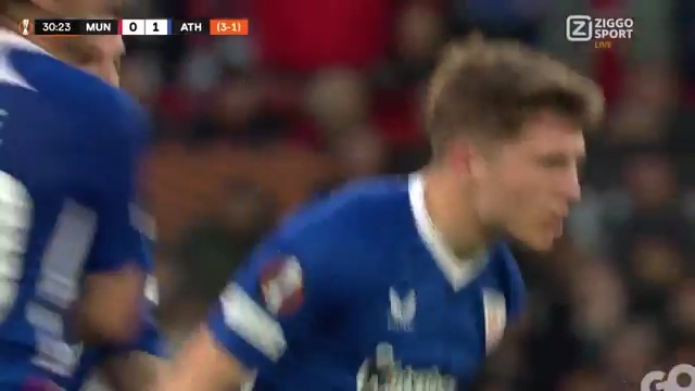 𝐙𝐎𝐎! WAT EEN PEGEL 💥 Athletic Club komt op voorsprong en dus is het geloof terug!⚡ #ZiggoSport #UEL #MUNATH