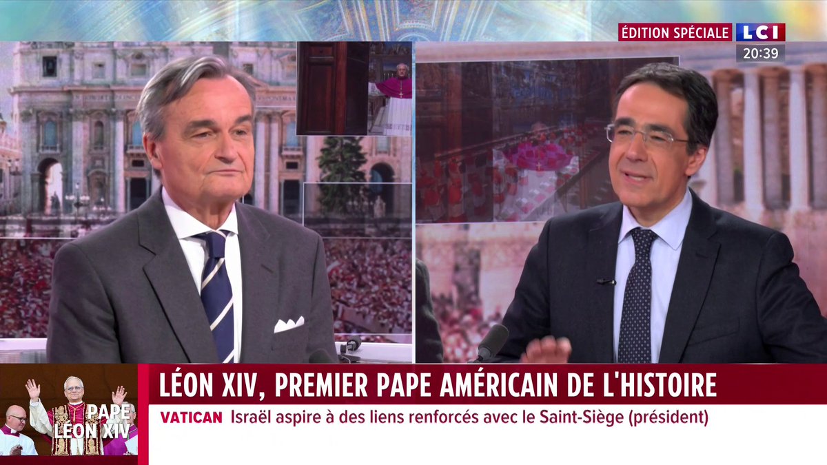 🗣️ Léon XIV, "c'est l'homme du pape François" rappelle Gérard Araud ▶️ Darius Rochebin