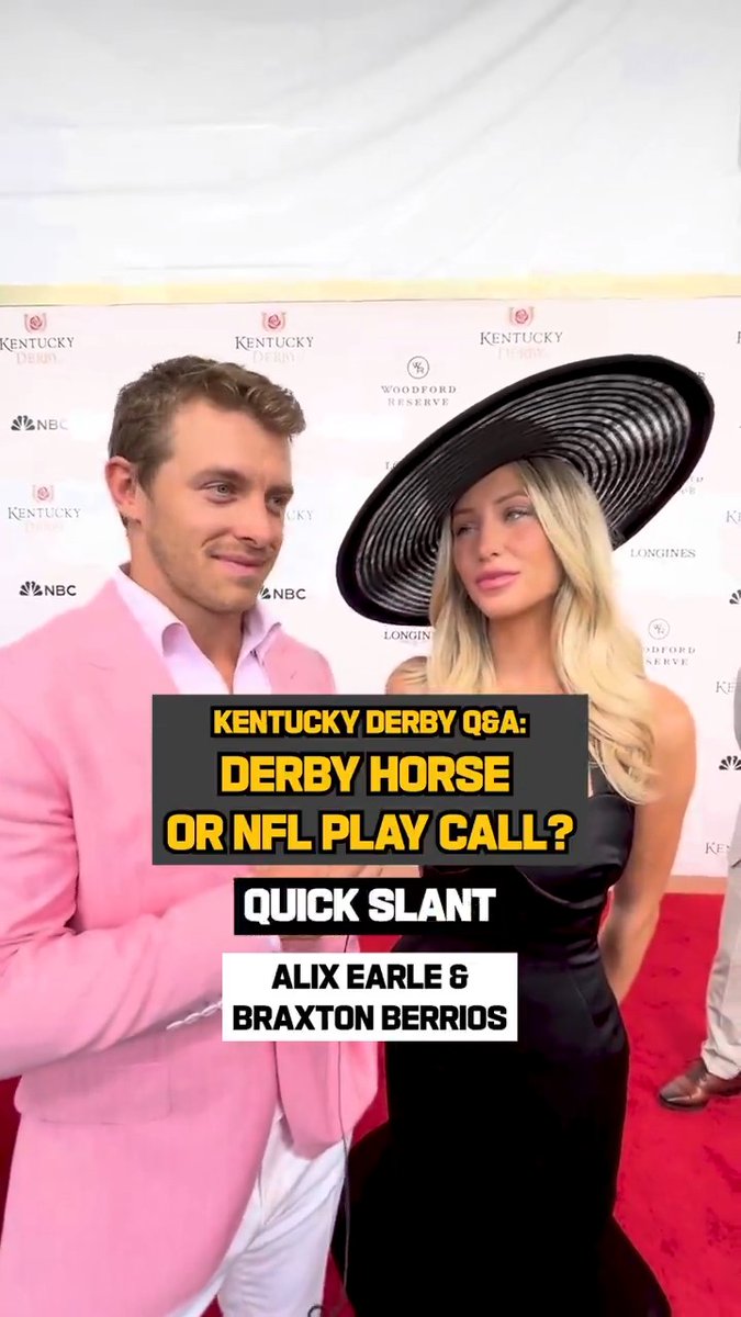 it’s hard to tell the difference between a Kentucky Derby horse and an NFL play call 😂