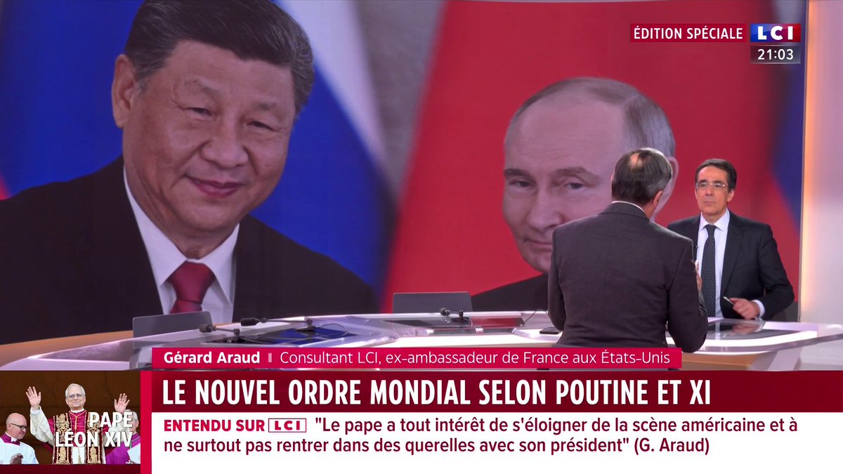 🗣️ "Les Chinois sont des pragmatiques, ils sont prêts à travailler avec les Européens si ils y trouvent leur intérêt" selon Gérard Araud ▶️ Darius Rochebin