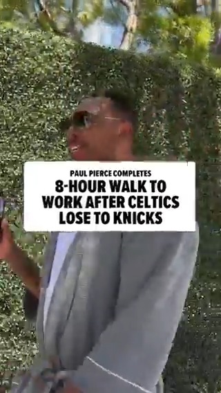 #PaulPierce has finally clocked in for his day job at the Fox Studio Lot ... and he's adamant he walked the full 20 miles to get there. #Exclusive story here: