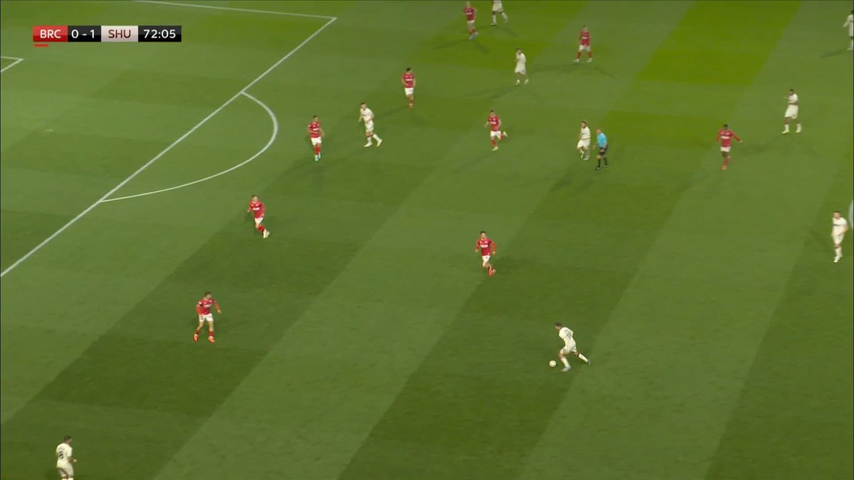 Sheffield United have a two-goal lead thanks to substitute Andre Brooks converting from Harrisson Burrows' cross 🔥