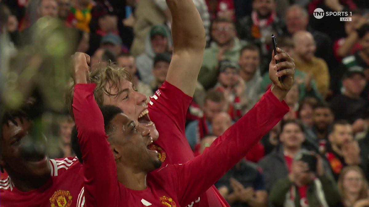 MAN UNITED NOW LEAD 6-1 ON AGGREGATE 🔥 Rasmus Højlund gets the goal from an Amad assist 💪 📺 TNT Sports &amp; discovery+ UK