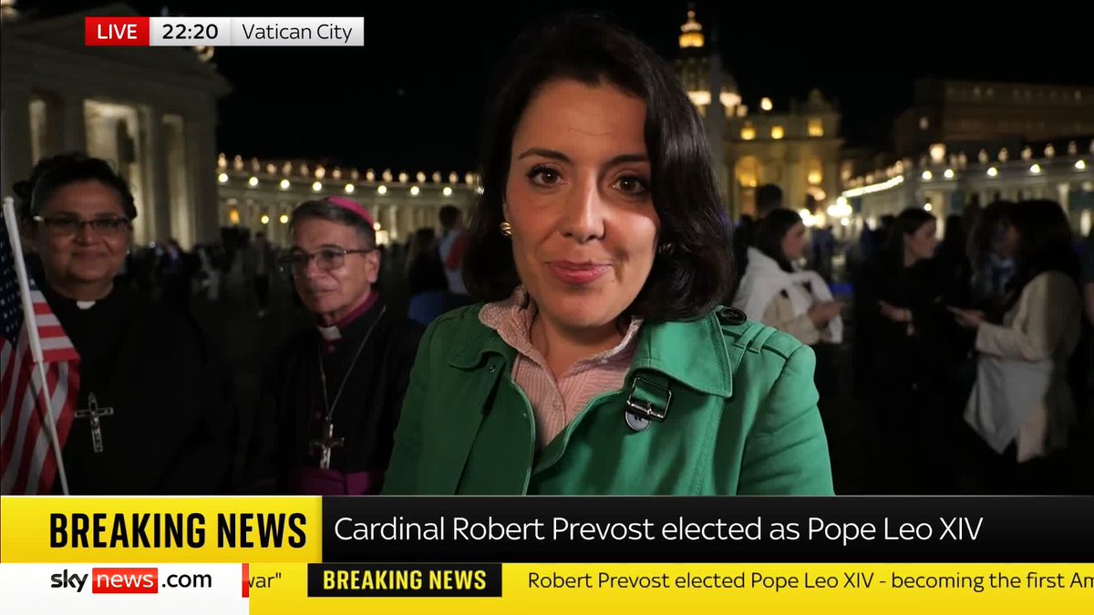 'The US needs hope and I feel like this new Pope will bring that hope.' Sky's Siobhán Robbins Sky gets reactions from three priests after Cardinal Robert Francis Prevost became the first American Pope 👇 📺 Sky 501, Freeview 233 and YouTube