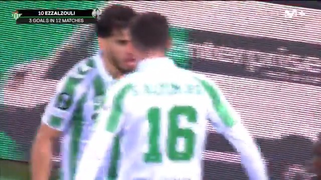 ⚪️🟢 MUSHO BETIS. El GOLAZO del Real Betis Balompié 🌴💚 que le metería en la final de la Conference League. Ruibal pivota, asiste Antony y ejecuta Abde. #UECL #LaCasaDelFútbol