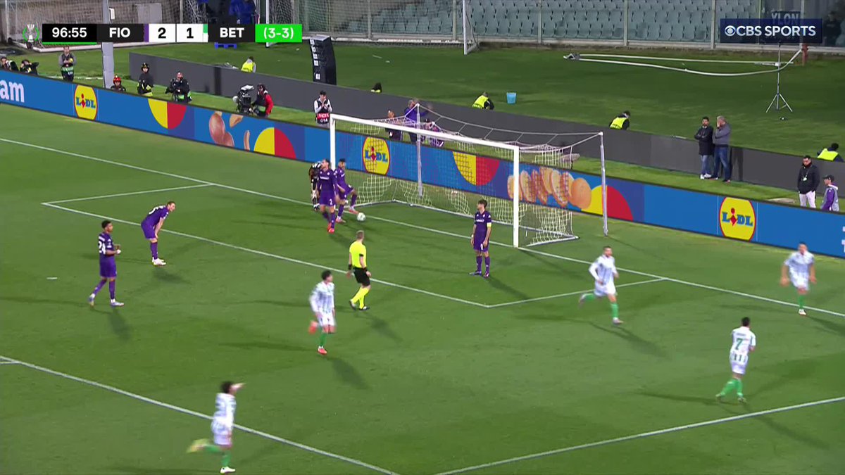 REAL BETIS ARE IN FRONT ON AGG. 🔥 Antony puts it on a plate for Abde Ezzalzouli, who buries it 💥
