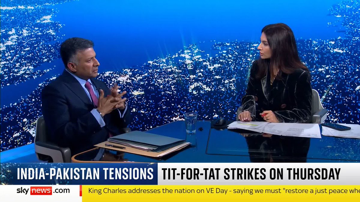 .＠SkyYaldaHakim highlights a report from Reuters which suggests Pakistan used a Chinese-made jet to bring down Indian fighter jets. Listen to India's High Commissioner to the UK, Vikram Doraiswami's response to the claims ⬇️