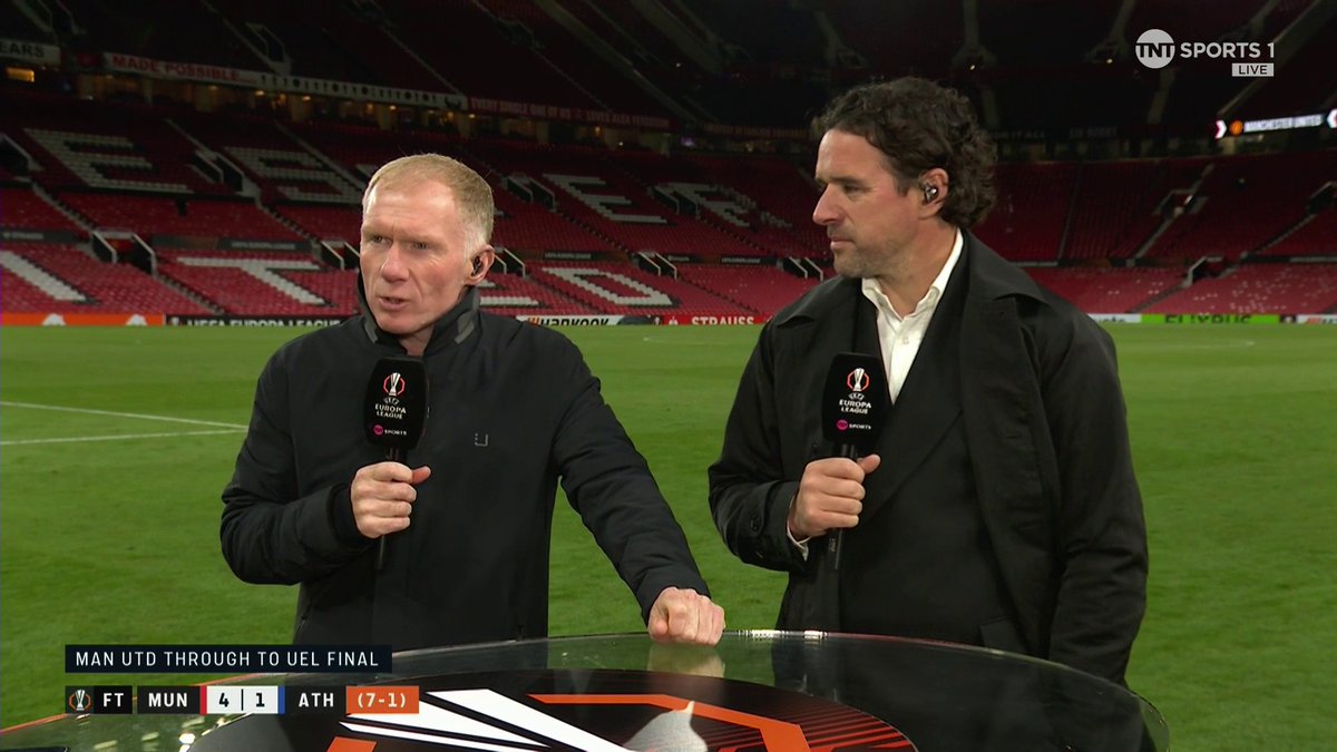“They know how to win trophies, Tottenham don’t” Paul Scholes and Owen Hargreaves make their predictions for the Europa League final 👀 📺 TNT Sports &amp; discovery+ UK