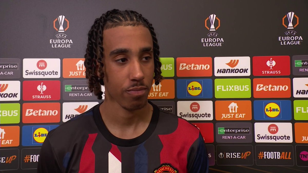 "We need to play this competition honestly, we need to win this trophy" Leny Yoro acknowledges that Champions League football isn't a want for Man United, but a need 💪 🎙Becky Ives | 📺 TNT Sports & discovery+ UK