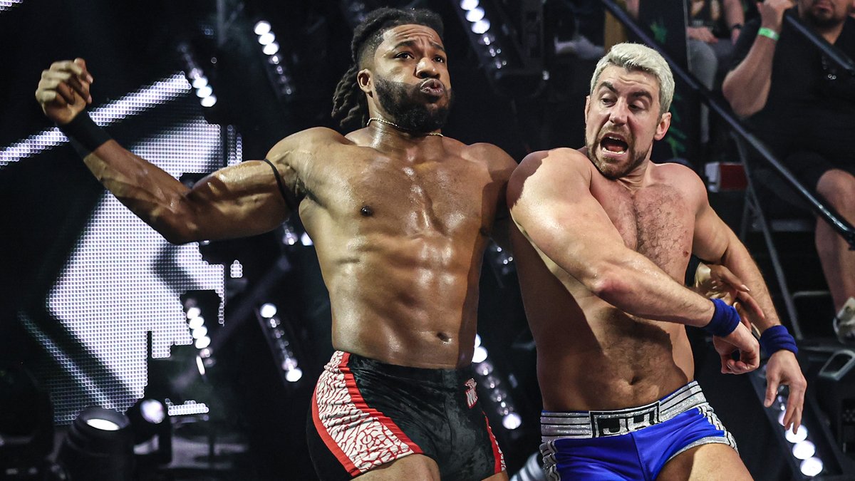 .Joe Hendry teams with Hank Walker &amp; Tank Ledger in a battle against DarkState to kick off #WWENXT.