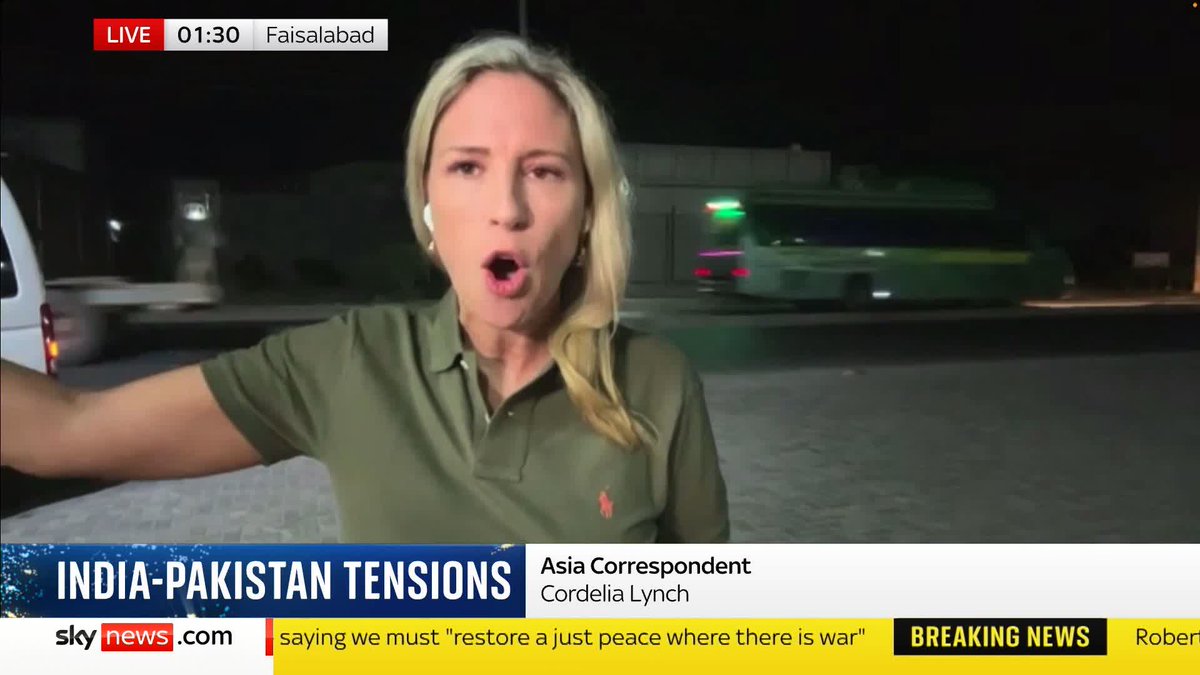 "There have been a flurry of mixed reports and counter-claims from the Pakistanis and the Indians" Sky’s Asia correspondent in Pakistan Cordelia Lynch has the latest from Faisalabad as tensions continue to rise between the two countries Latest ➡️