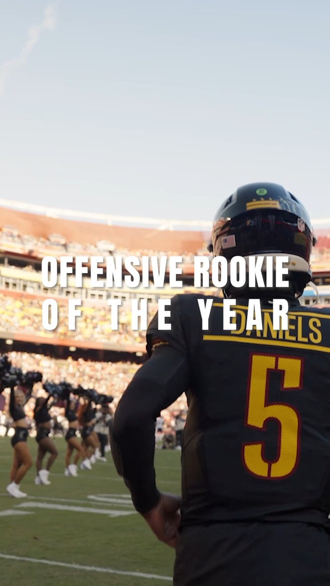 Jayden Daniels: A rookie season for the history books. 🏆 In recognition of being named the 2024 NFL Offensive Rookie of the Year, the Hall of Fame has received a full uniform from Jayden Daniels of the Washington Washington Commanders. Daniels took the league by storm in his debut season, showcasing his immense talent and earning a place in football history. Now, his uniform is part of the Hall of Fame collection. What was your favorite Jayden Daniels moment this season? 👇