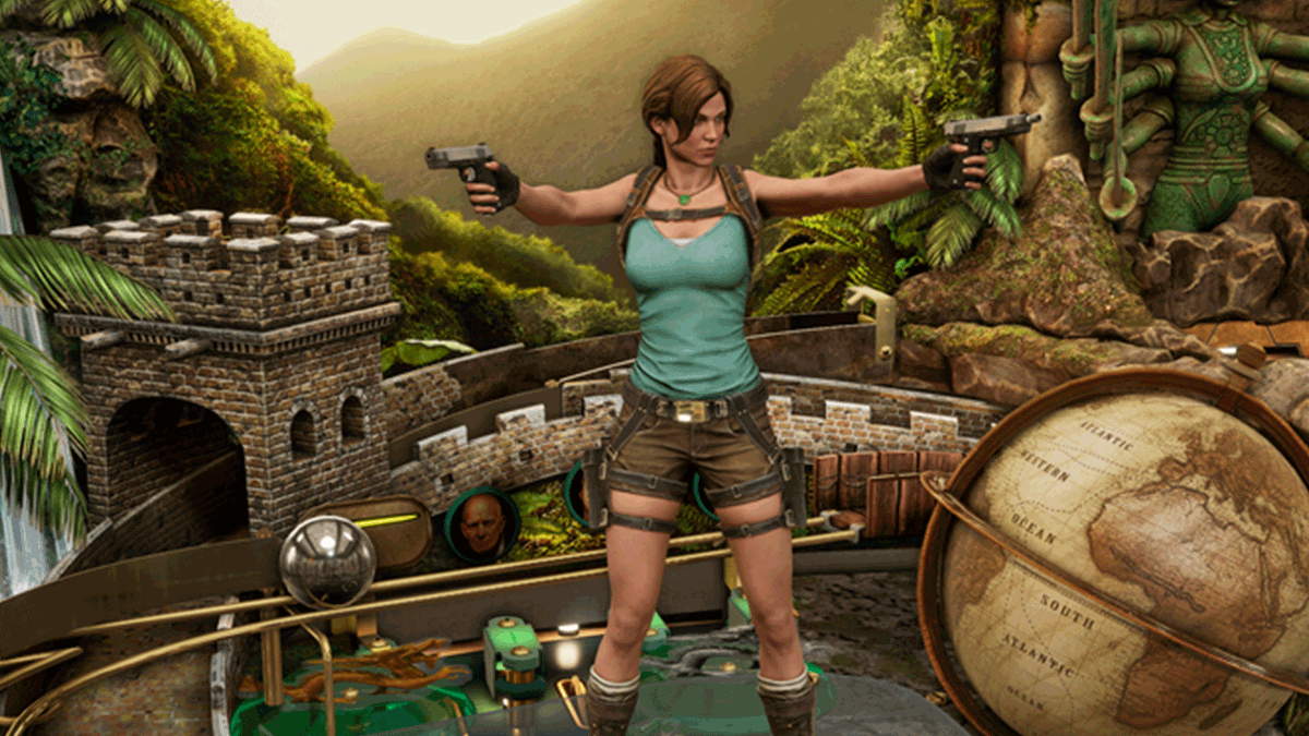 Lara Croft flips into action in Tomb Raider Pinball with two new tables full of classic callbacks, heading to all major platforms on June 19.