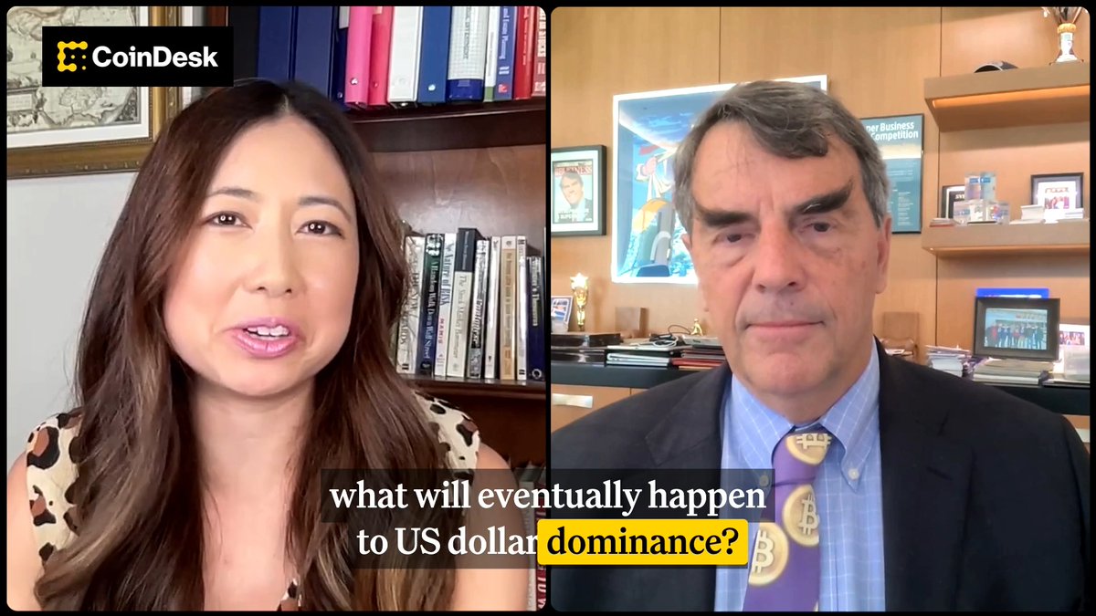 Bitcoin will replace U.S. dollar dominance in 10 years or less, says billionaire VC Tim Draper. Full episode with Christine Lee drops next Tuesday at 10 a.m.!