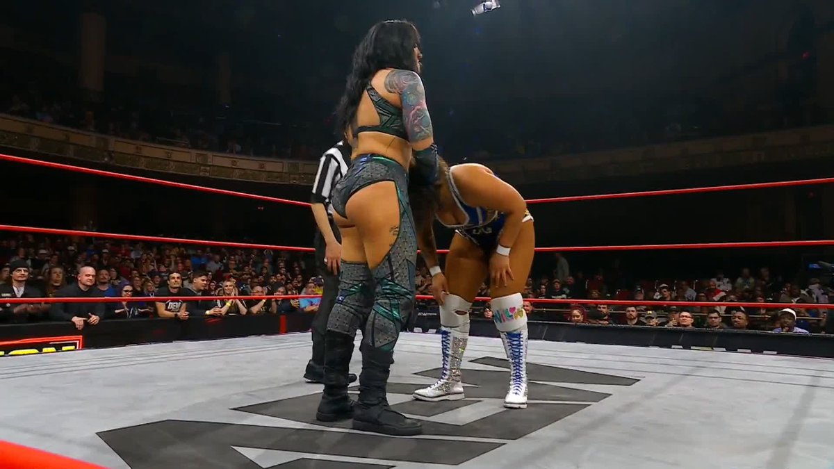 POOOOOOUUUUUUNCE from Willow Nightingale! Watch #AEWCollision LIVE on TBS & MAX @WillowWrestles | @CallMeKrisStat