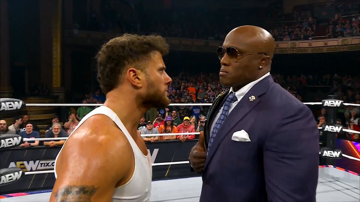 MJF will get his answer at #AEWDynamite Beach Break from The Hurt Syndicate, NEXT WEEK! Watch #AEWCollision on TBS &amp; MAX Bobby Lashley | Shelton J. Benjamin | MVP | Maxwell Jacob Friedman™️