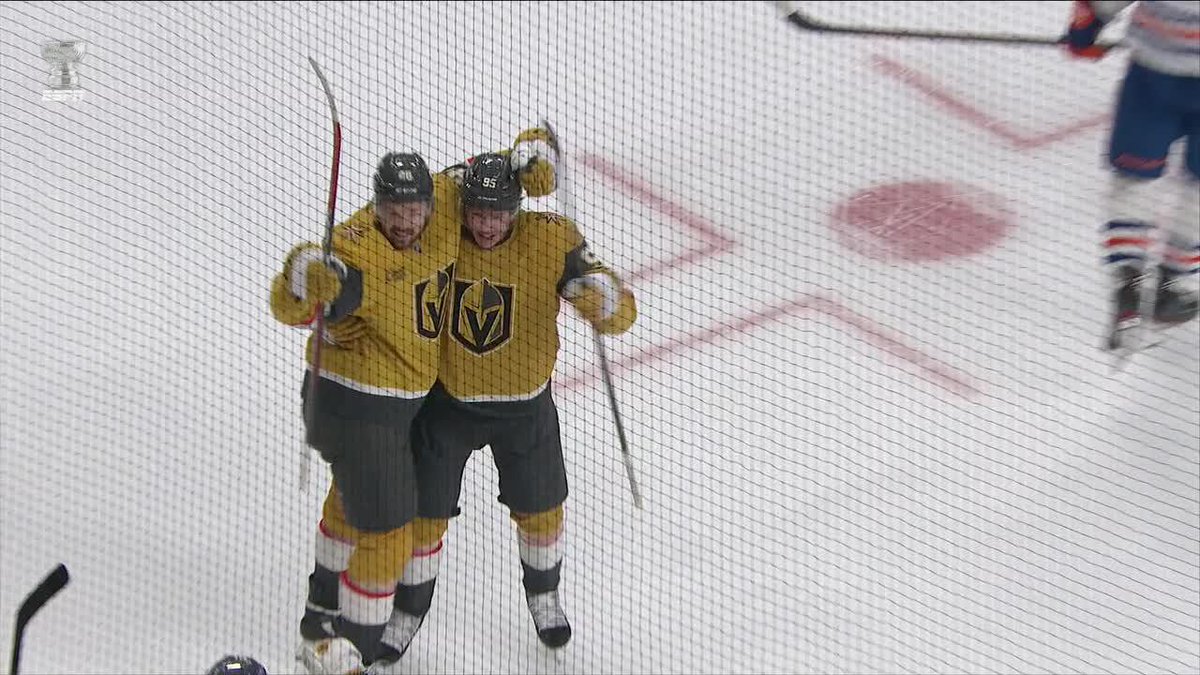VEGAS BREAKS THE ICE WITH THE POWER PLAY GOAL 🚨 📺 ESPN