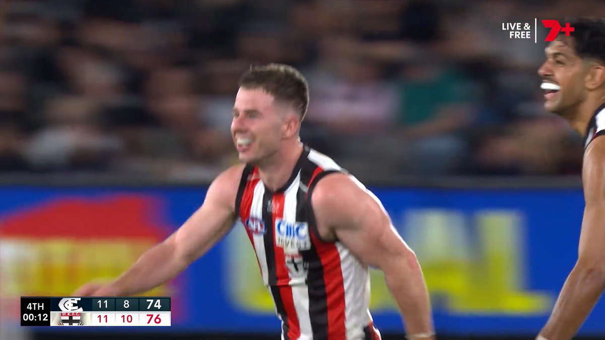 🗣️ "IT'S A GOAL. HIGGINS HAS KICKED THE GOAL." Last time the Saints faced the Blues 🍿