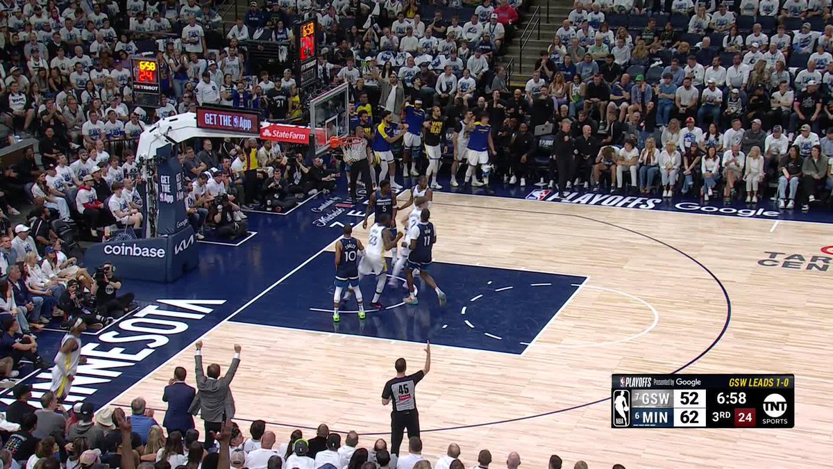 Buddy Hield's three brings Golden State back within 7 😳