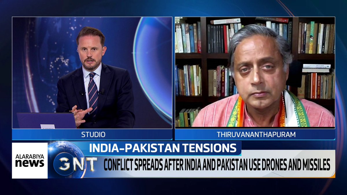 “We are not interested in going to war, but if Pakistan wants war, they will get it,” says Indian MP Shashi Tharoor, stressing that #India has shown restraint while #Pakistan continues to escalate — and that de-escalation now depends on Islamabad. #GNT