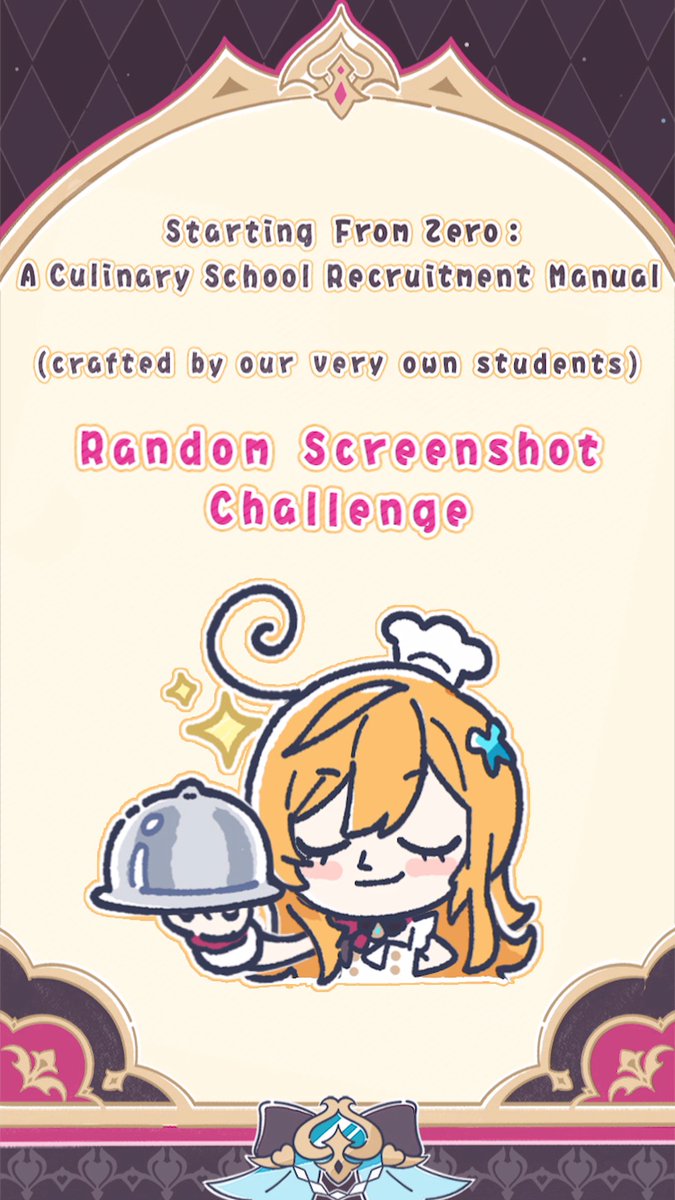 Do you want to become a student of a top chef and create the world's most delicious dishes? Check out this brochure (crafted by our very own students)! Ready to join the culinary adventure? Sign up now! #GenshinImpact #Escoffier