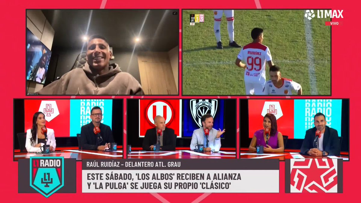 Raúl Ruidíaz EN VIVO: "Yo sí voy a vivir el partido como un clásico porque soy muy hincha de la 'U'. Llegué a los 8 años a Universitario. Lo primero que te dicen es que tienes que ganarle a Alianza" #L1Radio 📺 Conoce cómo ver L1MAX en vivo 👉