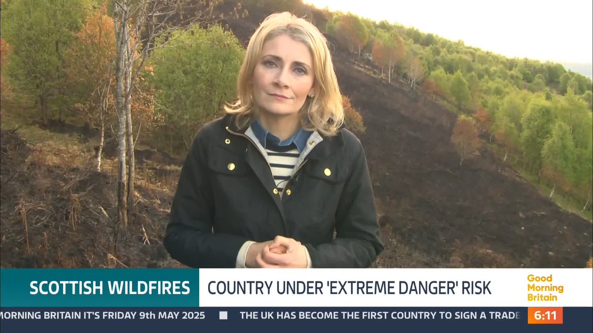 Scotland is at high risk of wildfires, according to the Scottish Fire and Rescue Service. It’s put the whole country under an “extreme danger assessment” this weekend. Juliet Dunlop reports.