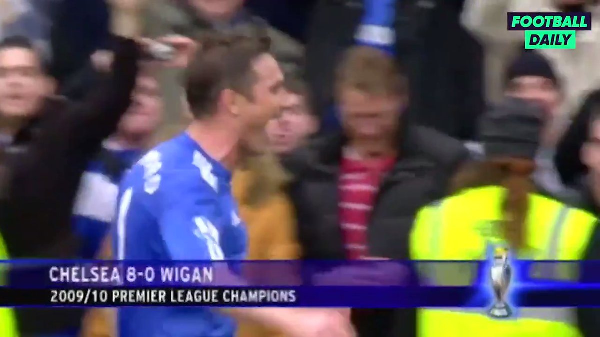 On This Day in 2010, we won the Premier League title in style by destroying Wigan 8-0 in the final game of the season 🏆 Up there with my favourite ever Chelsea games 💙