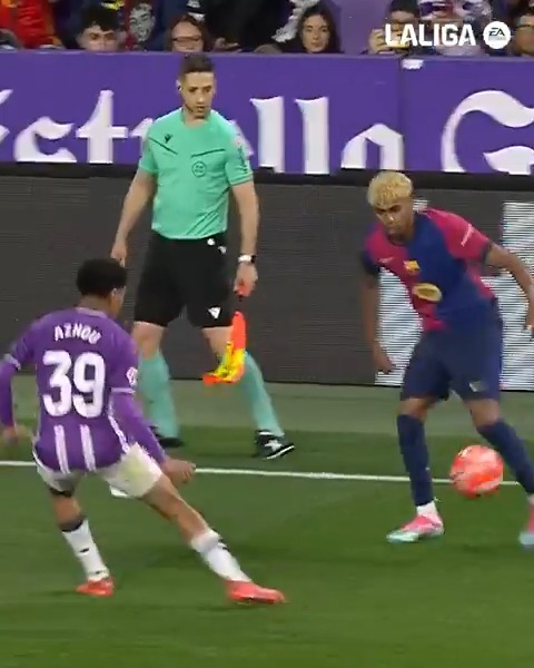 🌟 De Rocafonda a #LALIGAEASPORTS. 💥 Lamine Yamal &amp; Adam Aznou, amigos y rivales en el #RealValladolidBarça. #LALIGAHighlights | #DesenlaceLALIGA