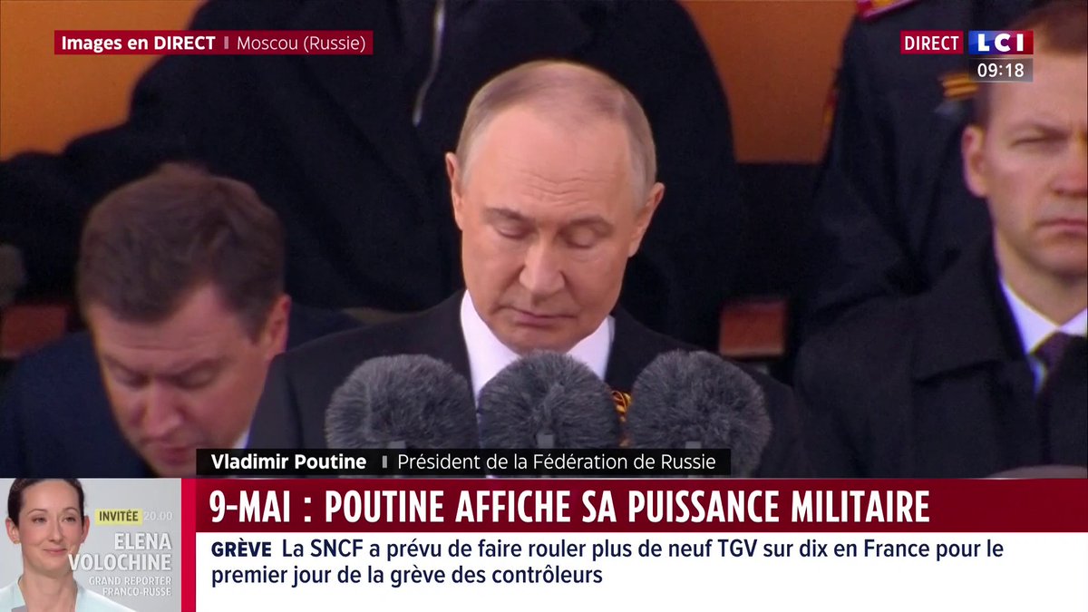 🔴 9 mai en Russie 🗣️ "La Russie a été et restera le barrage contre le nazisme, la russophobie, l'antisémitisme et combattra ce que font les défenseurs de ces idées destructrices. La vérité et la justice est de notre côté" : Vladimir Poutine