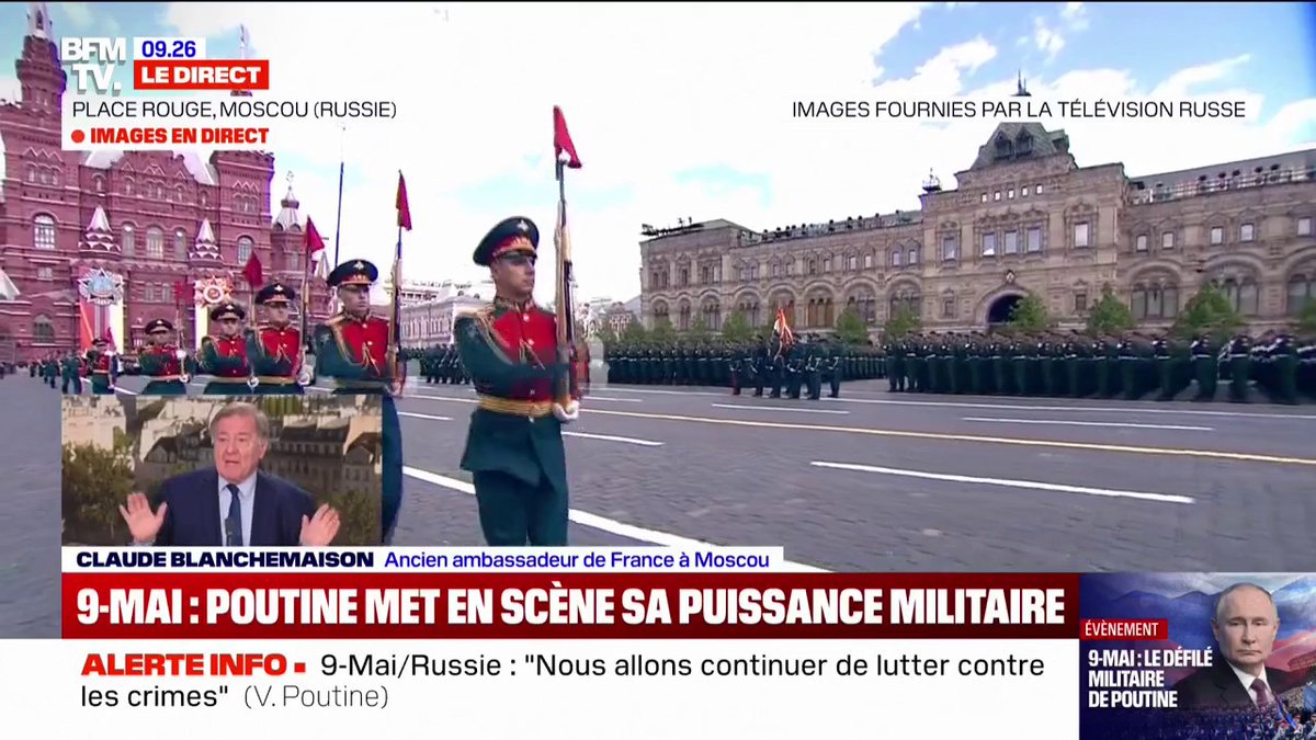 Vladimir Poutine "ne parle pas de ce qu'il s'est passé entre 1939 et 1941", détaille Claude Blanchemaison à propos du pacte germano-soviétique lors de la Seconde Guerre mondiale