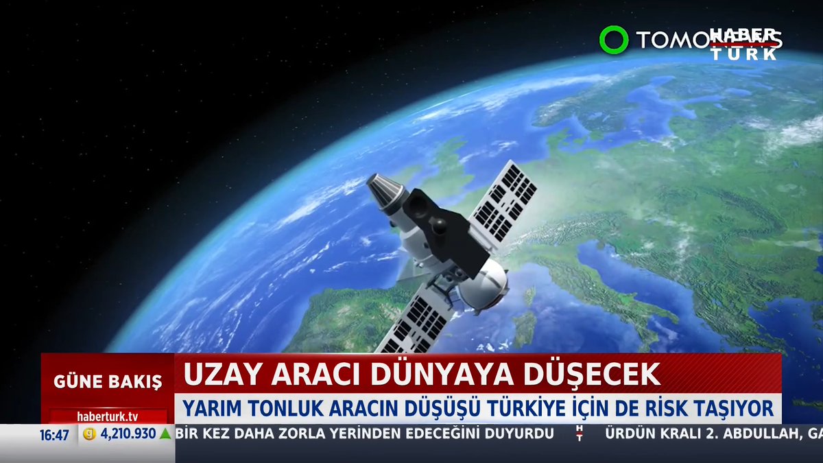 Uzay aracı dünyaya düşecek, Türkiye ve Azerbaycan’a düşme riski var. Bir bu qalmıştı yaşamadığımız bizdə bu soxtuğumun şansı varkən o da bizə düşər