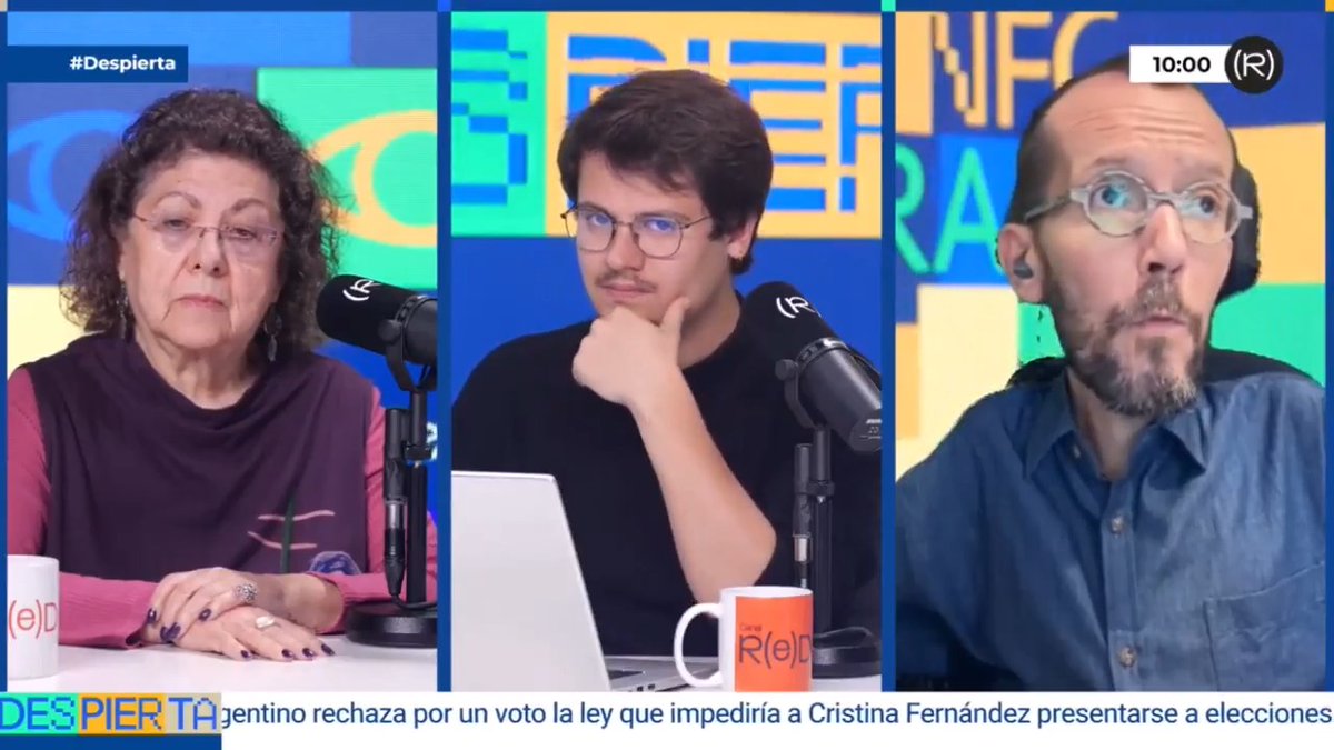 "Tenemos que estar atentos a ver qué dice el nuevo Papa sobre el genocidio en la Franja de Gaza. Quiero ver si utiliza o no la palabra genocidio" Pablo Echenique sobre León XIV 👇🏽 📺 DESPIERTA! |
