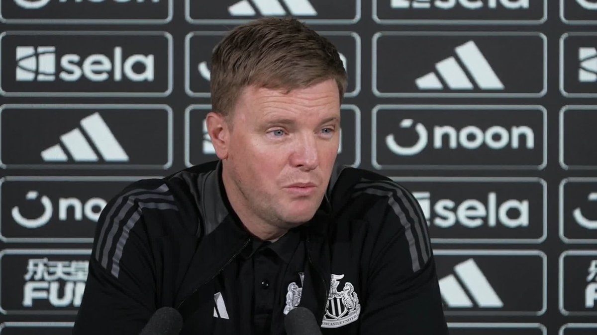 "We need the crowd with us, it's absolutely imperative in these last two games" 🤝 Eddie Howe highlights the importance of home support ahead of Newcastle’s crucial clash with Chelsea on Sunday ⚫️⚪️