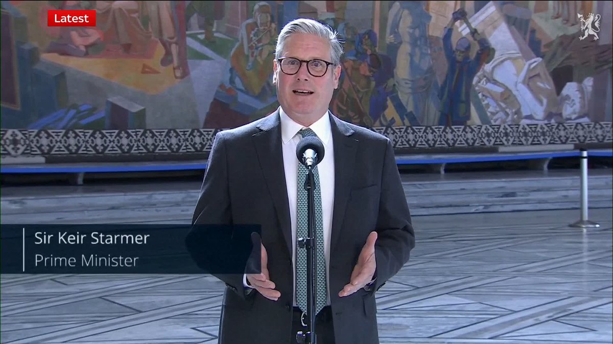 "The timing of this meeting is hugely important," Prime Minister Keir Starmer arrives in Oslo for a key summit with European leaders, where Ukraine tops the agenda. 📺 Sky 501, Virgin 602, Freeview 233 and YouTube